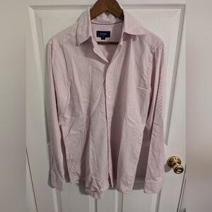 Eton Dress Shirt Mens Pink Long Sleeve Slim Button Down Up Size 15.5-39 Top